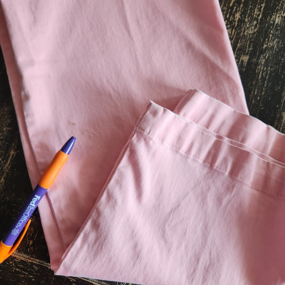 Tommy Bahama Ankle Casual Pants Womens 10 Pink Stretchy Beach Mid Rise 32x28 - Picture 11 of 13